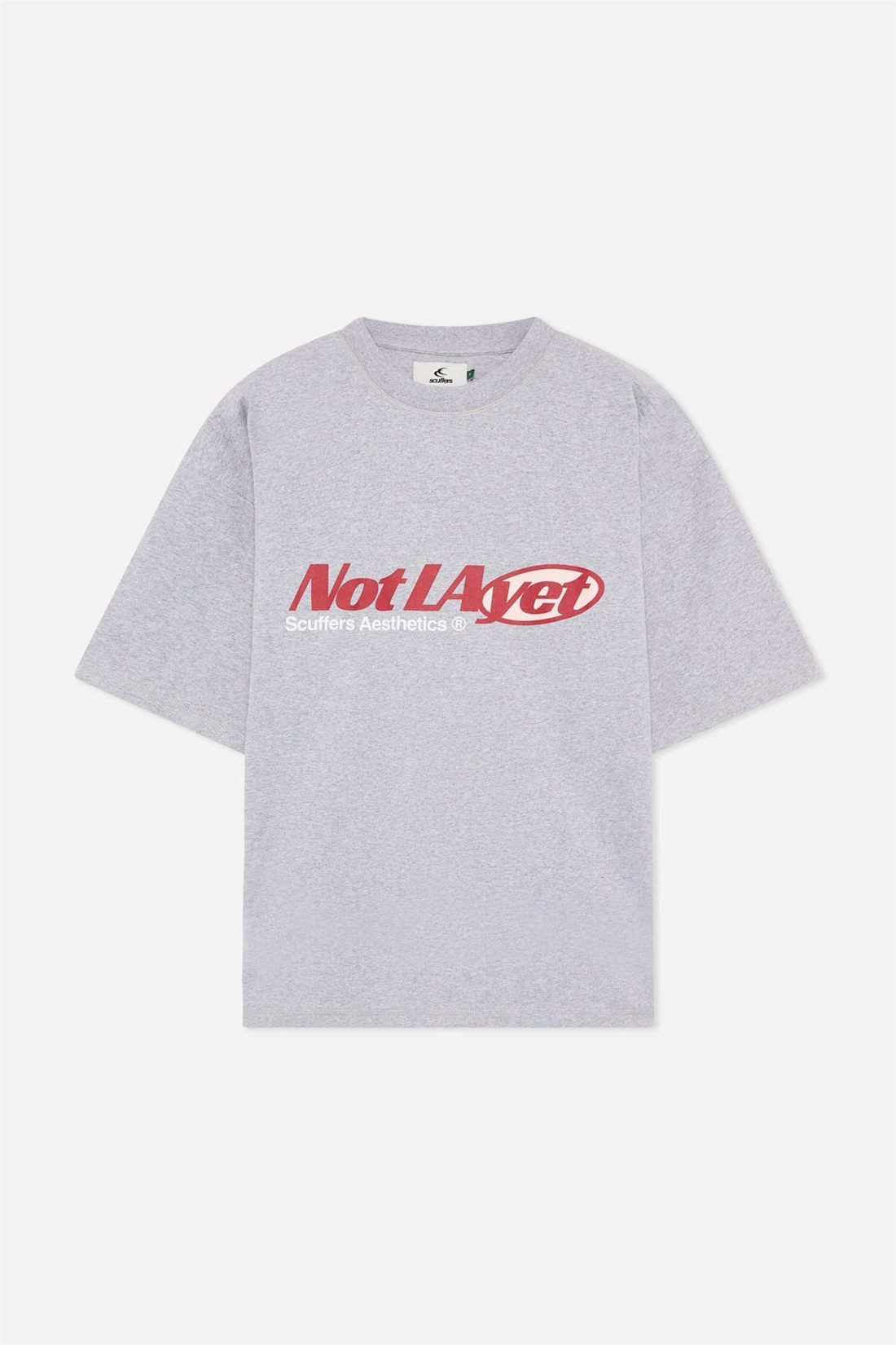 Not LA Yet Grey Melange T-Shirt