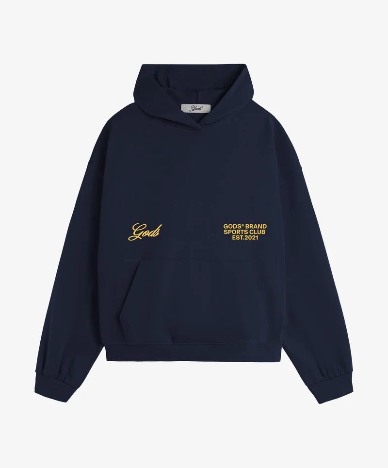 Brand Sports Club Hoodie Navy